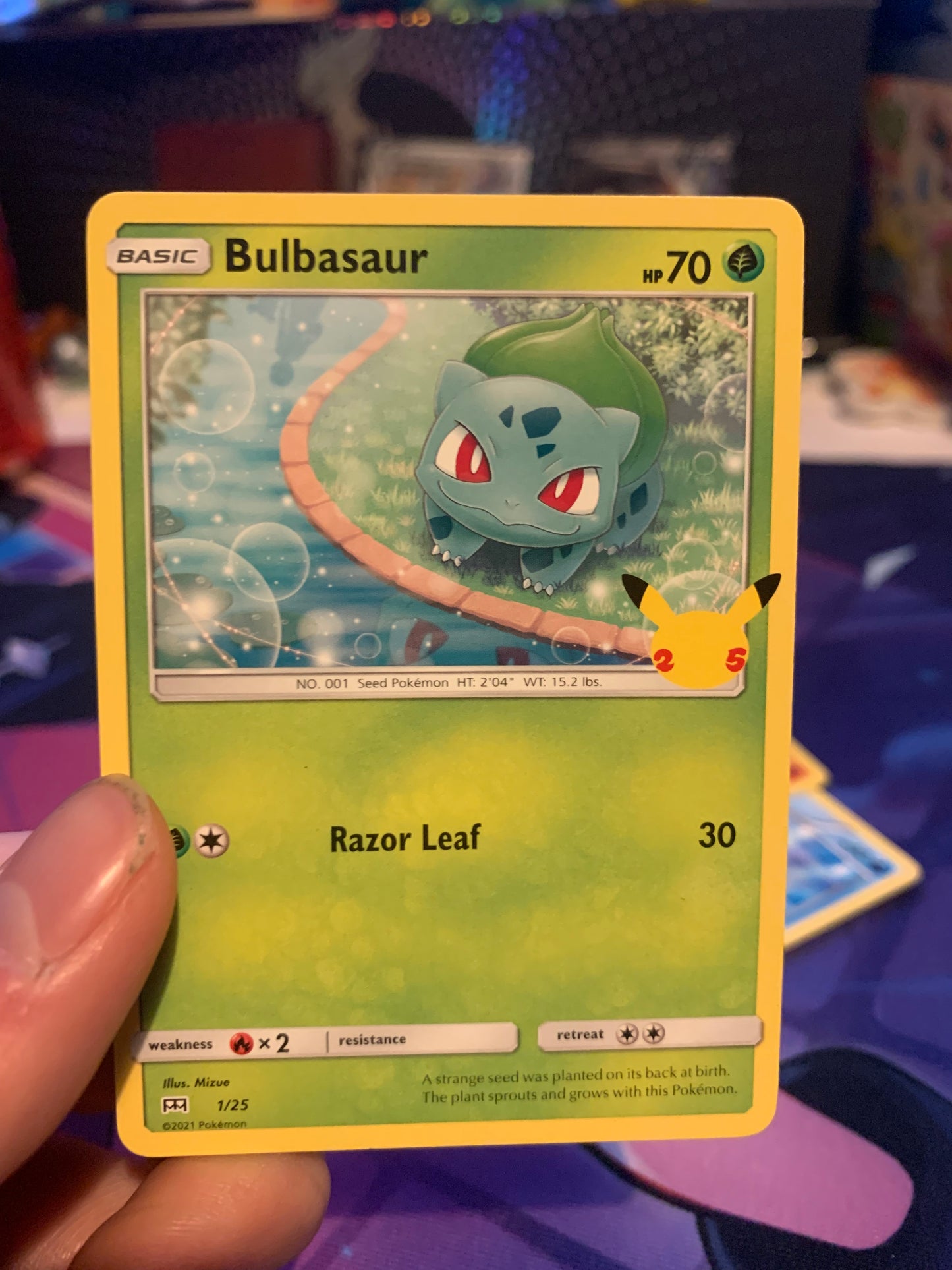 McDonald’s 3 card set 2021 (Bulbasaur, cyndaquil, oshawott)